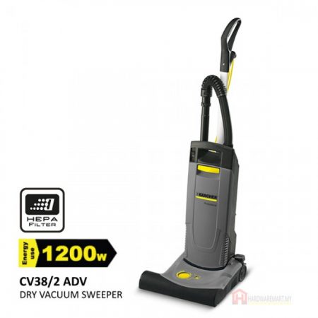 KARCHER CV38/2 ADV DRY VACUUM SWEEPER HEPA (1200W/5.5L/250MBAR)